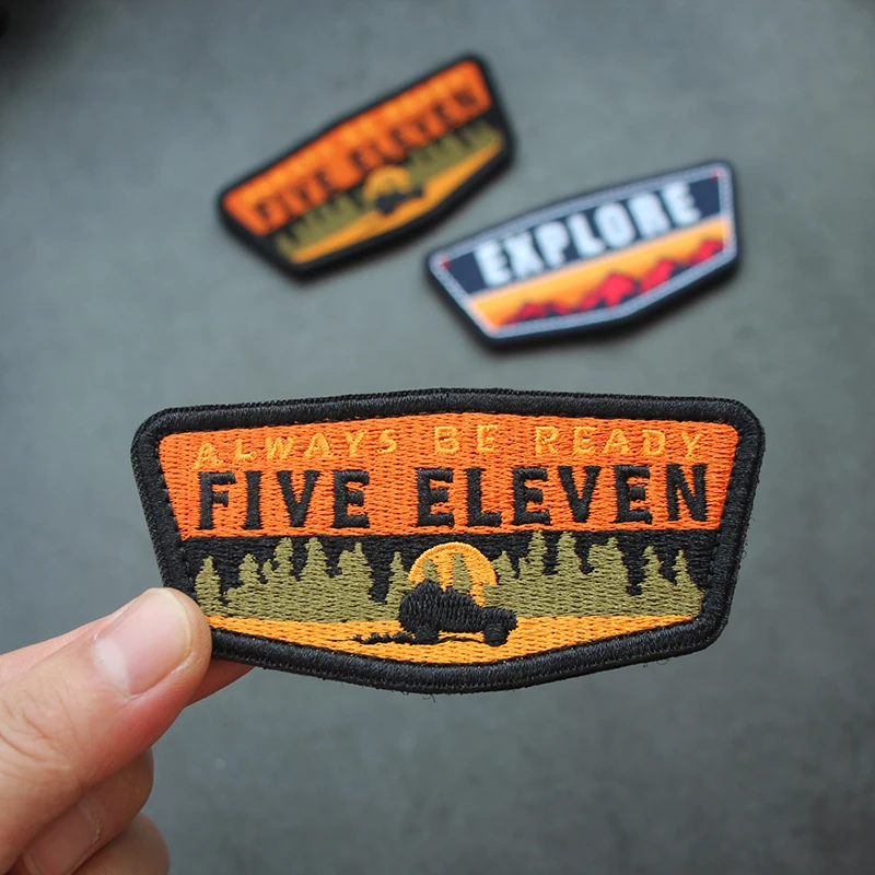 Accesorios para bolsa al aire libre, brazalete bordado de aventura para viaje a campo traviesa, réplica de moral, paquete de insignias todoterreno, parches para ropa - imagen 5