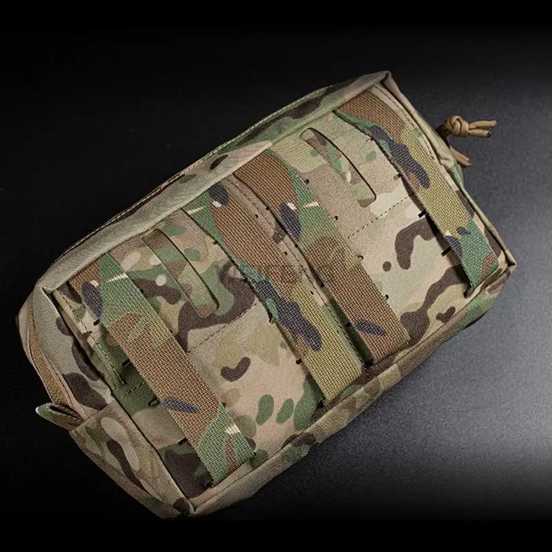Bolsa táctica Molle GP, chaleco militar estilo SS, bolsa EDC ancha GP, bolsa de almacenamiento de utilidad con doble cremallera, bolsa de herramientas de supervivencia - imagen 2