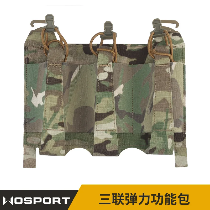 CS Field Equipo militar al aire libre Chaleco táctico Bolsa con función externa montada en el pecho Bolsa para revistas - imagen 2