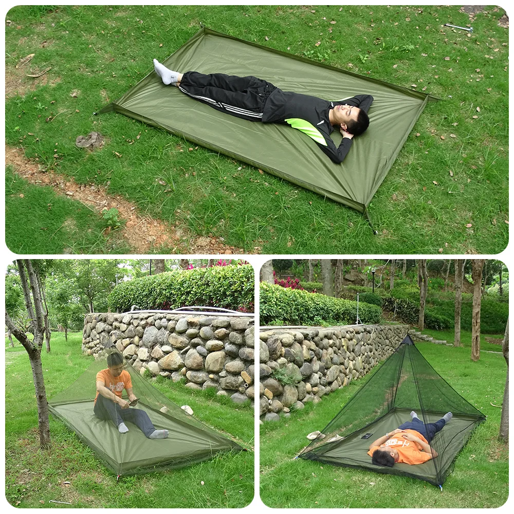 Mosquitera para exteriores con bañera, alfombrilla para suelo de tienda de campaña, malla impermeable a prueba de insectos, alfombra 3D para Picnic, almohadilla a prueba de humedad para acampar - imagen 2