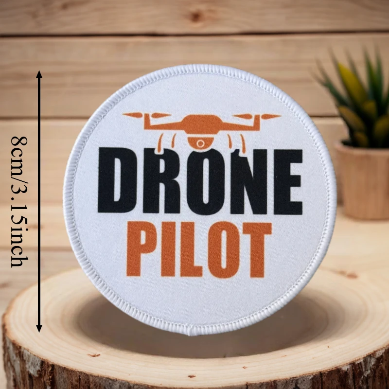 Parche DRONE PILOT – Insignia de moral con velcro para chaleco táctico - imagen 3