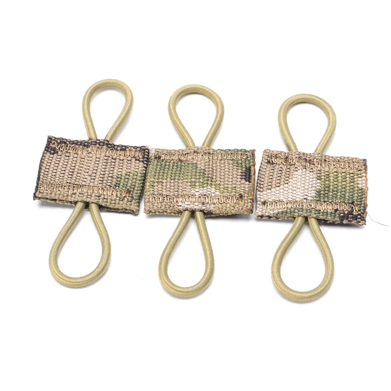 Hebilla de cinta elástica táctica MOLLE, retenedor de encuadernación para antena, palo, tubo, bridas tácticas desechables, hebilla - imagen 3