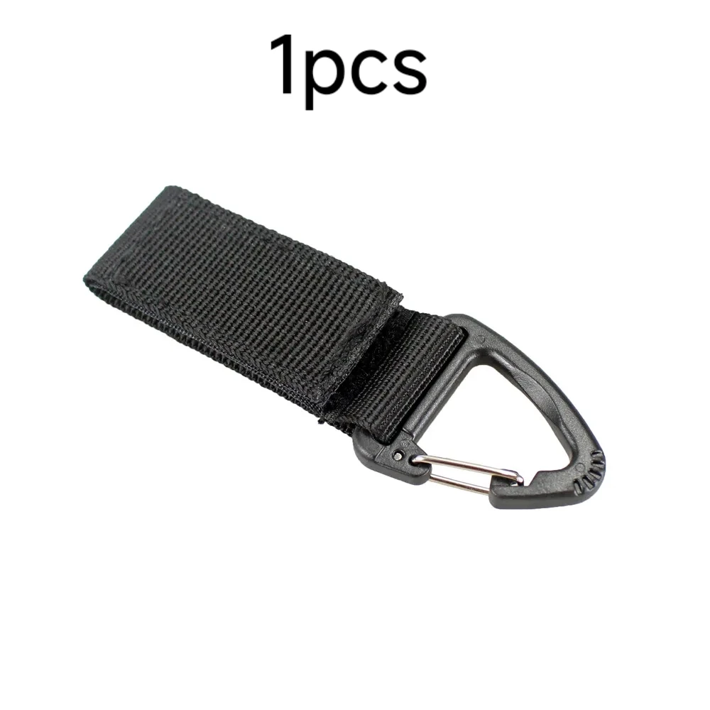 Clips tácticos multifunción de nailon, juego de 1/5/10 Uds., hebilla de mosquetón para mochila, cinturón, llavero, gancho de correas para acampar y hacer senderismo