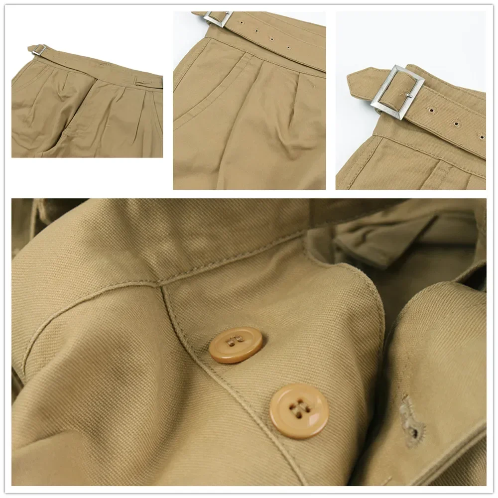 Pantalones caqui de la Segunda Guerra Mundial para hombre, pantalones informales Vintage para hombre, pantalones de chándal de pierna recta de soldado americano, pantalones tácticos de uniforme estadounidense para hombre - imagen 4