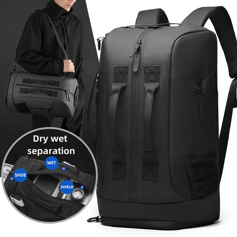 Bolsa táctica con compartimento seco/húmedo para zapatos y portátil - imagen 2