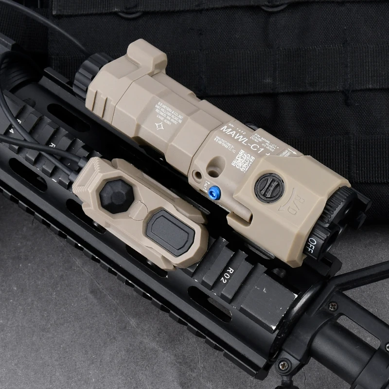 Táctico MAWL C1 rojo azul verde punto láser IR LED arma luz surefire M300A M600C alta potencia caza Airsoft linterna Accesor - imagen 5