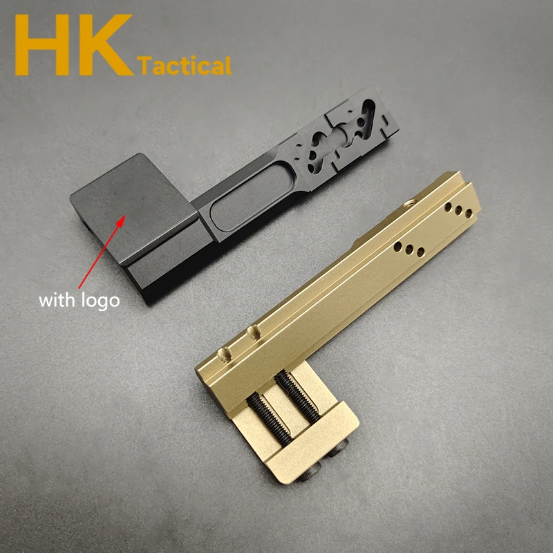 Base de luz de explorador de Metal Airsoft Surefir M300 M600 linterna montaje compensado compatible con MLOK 20mm Rail adaptador de arma de caza táctica - imagen 4