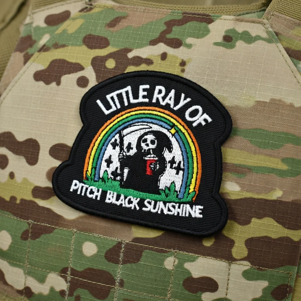 Parche velcro bordado Segador para mochilas, chalecos y gorras - imagen 3