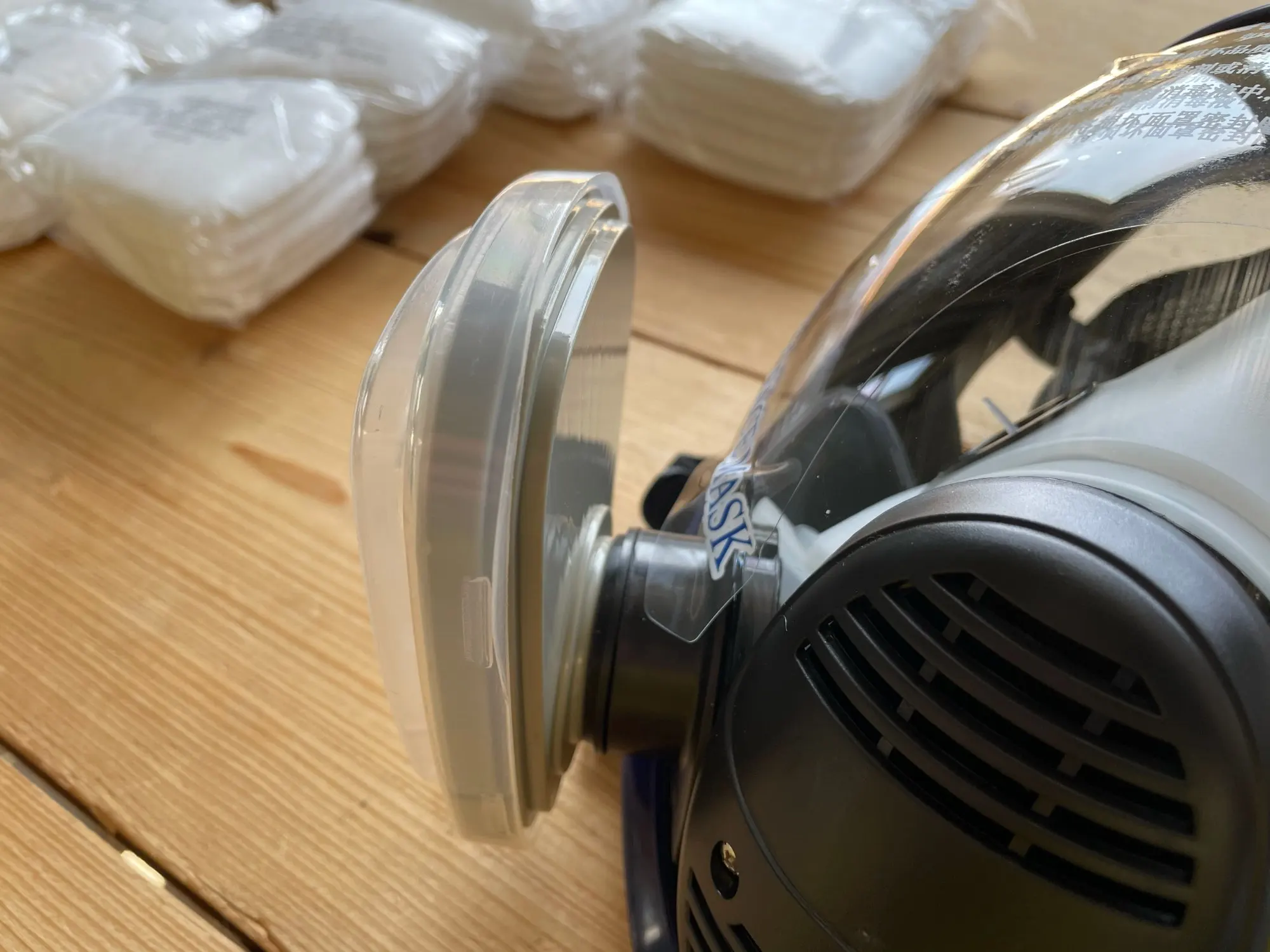 Adaptador 503 de algodón con prefiltro electrostático 5N11 para respirador 6200/7502/6800, máscara de Gas, pintura, pulverización, accesorios de química - imagen 4