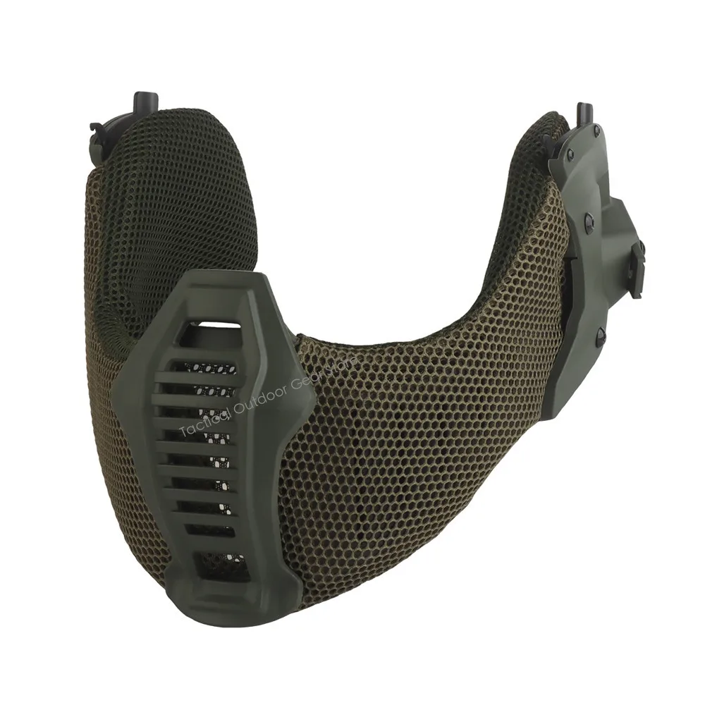 Casco táctico protector bucal para cascos Wendy 3,0 caza Airsoft CS equipo de entrenamiento accesorios para casco de Paintball - imagen 4