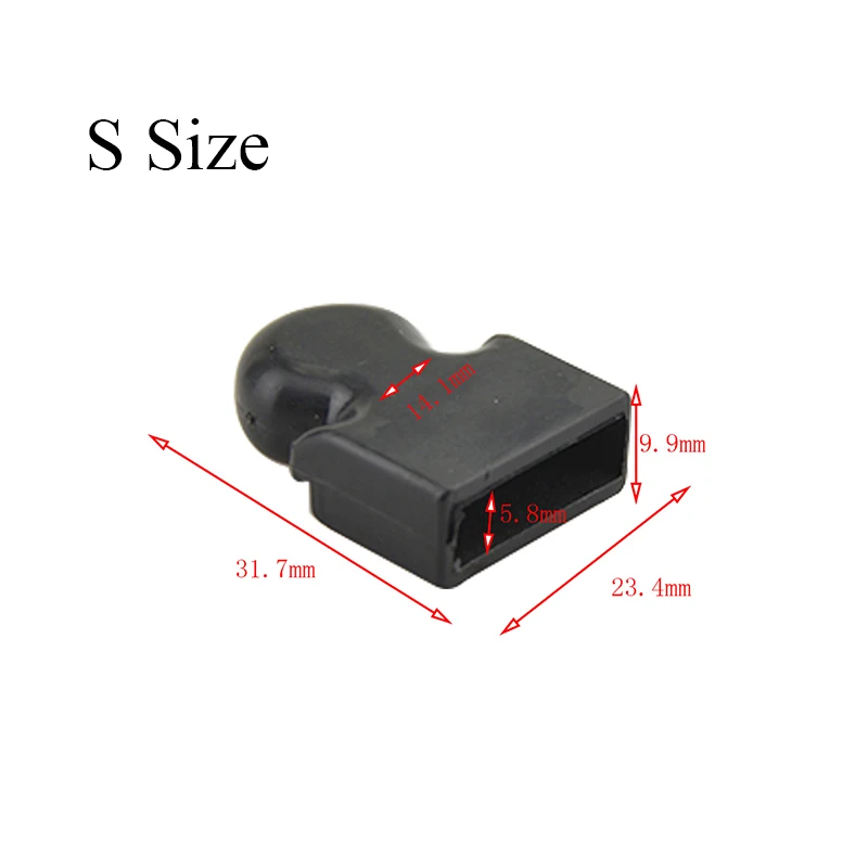 Funda protectora de goma de nailon para tiro con arco recurvo, accesorios de caza para evitar golpes contra daños - imagen 2