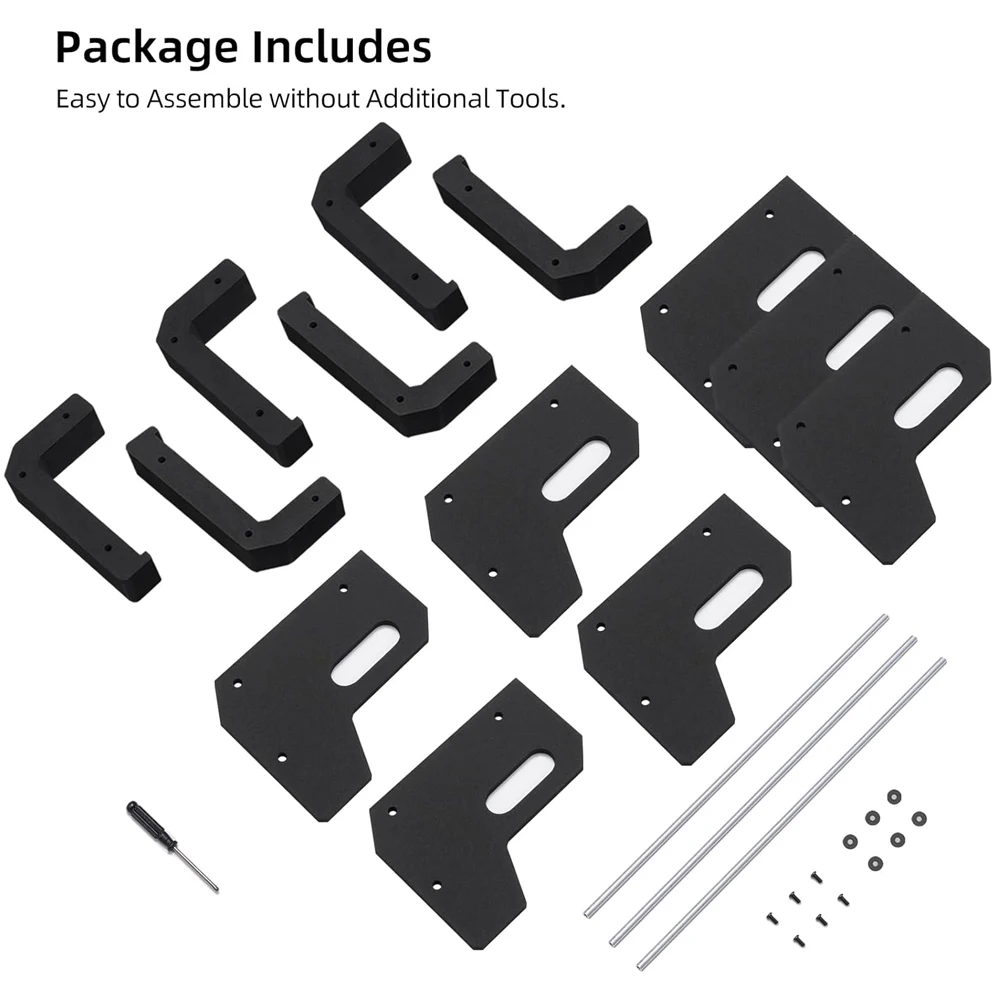 Estante para pistola con 4/6 ranuras, estante para pistola de espuma suave EVA para almacenamiento de gabinete seguro, soporte para pistola, accesorios para pistola de caza - imagen 4