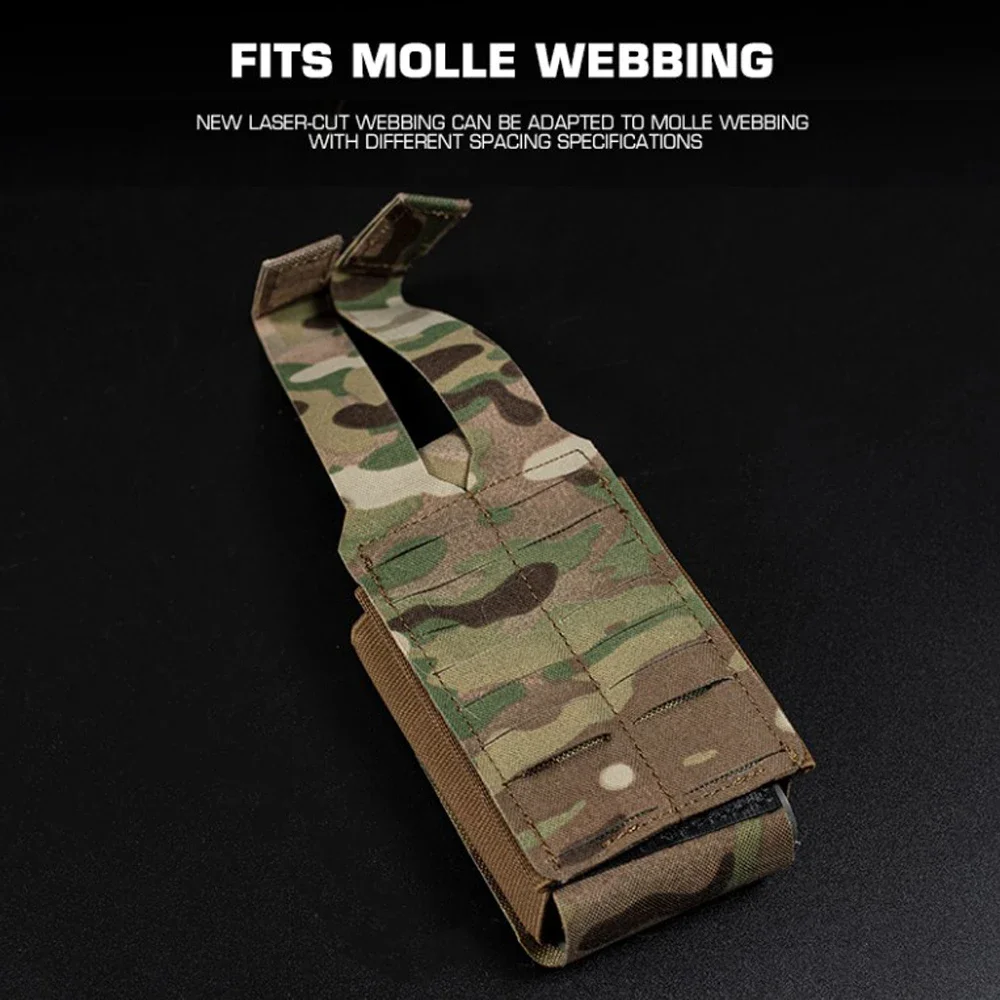 Bolsa Universal SRMP Single Mag para Rifle de caza, inserto para revistas con soporte de nailon, bolsa para AK M4 5,56 7,62 - imagen 4