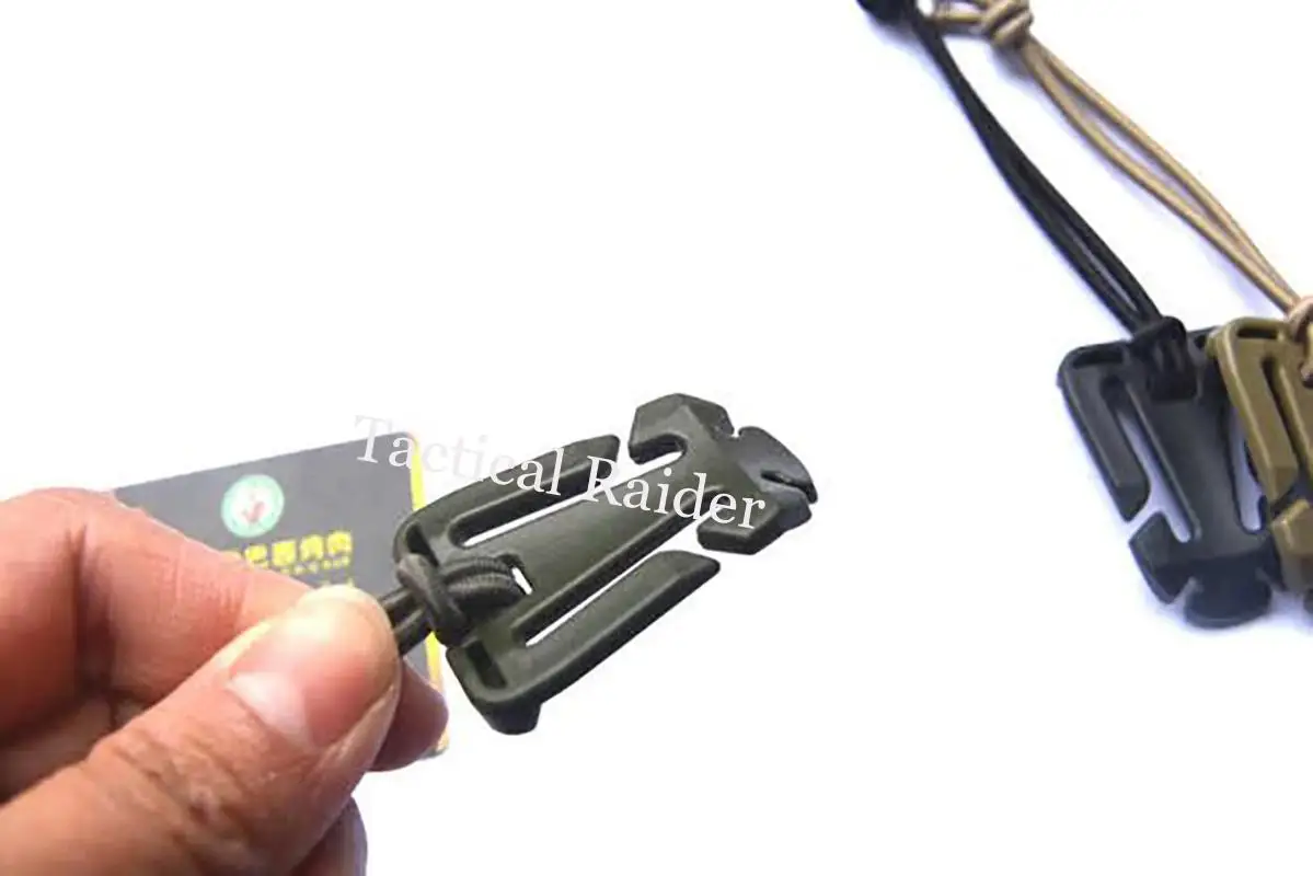 Hebilla colgante de almacenamiento, cuerda elástica tejida de 1 pulgada, correa de 2,5 Cm para organizar y fijar hebillas y clips de hilo - imagen 5