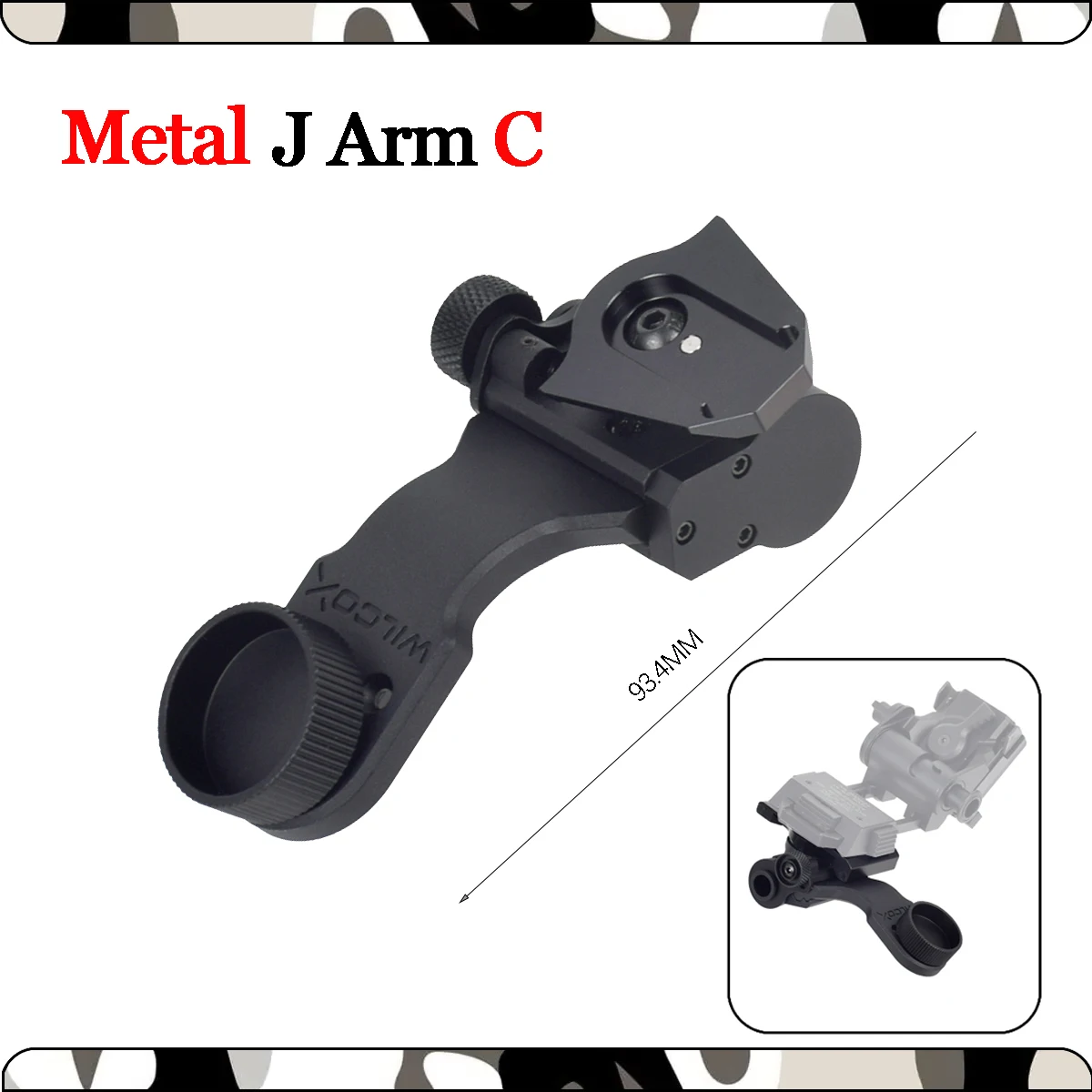 Metal J Arm C(BK)