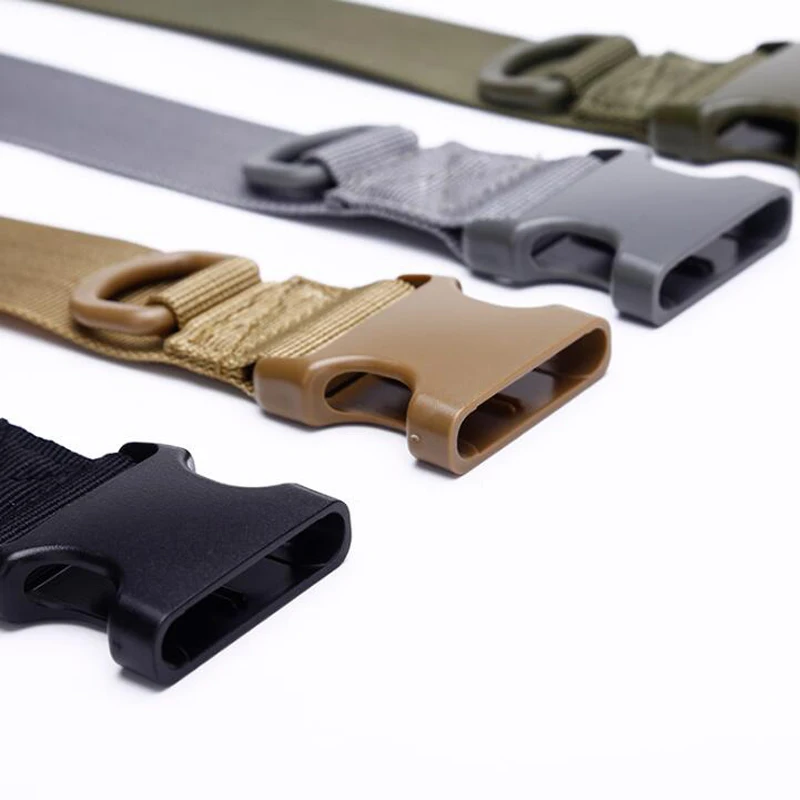 Cinturón táctico ajustable para hombre, hebilla de bolsa táctica, pretina de rescate militar, útil, cinturón deportivo en múltiples bolsillos, accesorios - imagen 2