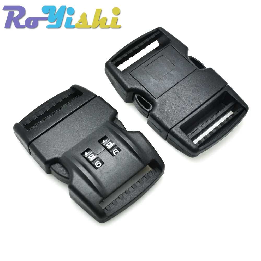 Correas de bloqueo de contraseña, hebilla de Liberación lateral, 1-1/2 "(38mm), 1 piezas - imagen 4