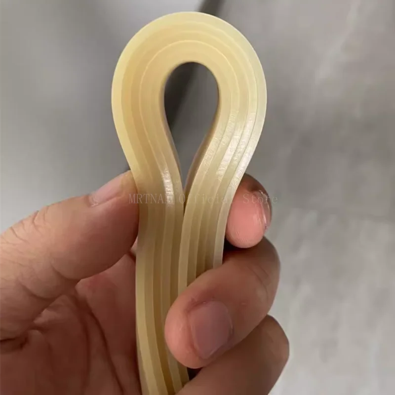 Banda de goma de caza de 1,5mm y 2mm, tirachinas gruesas de alta elasticidad, banda de goma plana para caza, accesorios para tirachinas - imagen 3