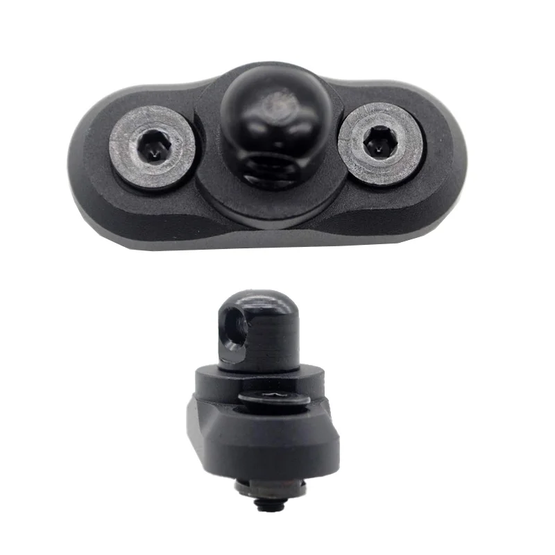 Adaptador montaje giratorio sistema M-LOK con hebilla de correa - imagen 2