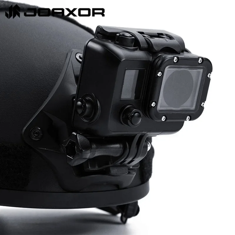 JOAXOR adaptador de Base de casco táctico FAST/MICH/NVG, soporte de fijación para GoPro Hero, accesorios de Cámara de Acción - imagen 4