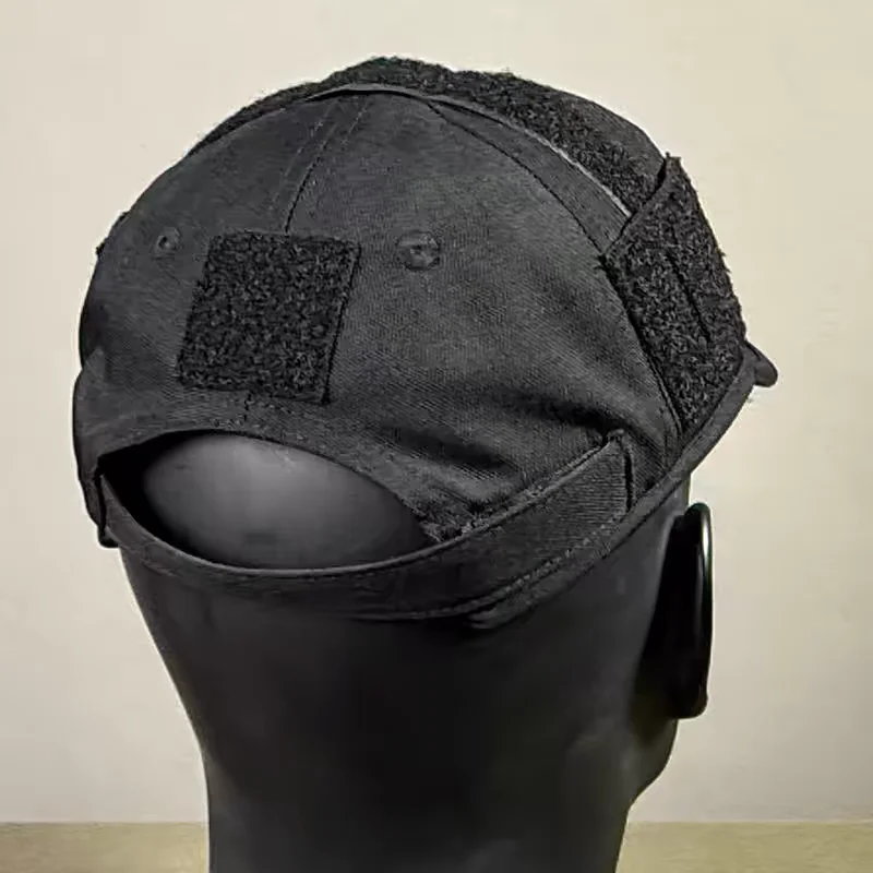Gorra de béisbol táctica, sombrero plegable de almacenamiento negro, multifuncional y fácil de llevar - imagen 2