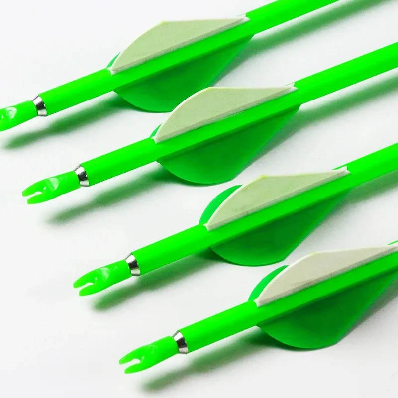 Linkboy tiro con arco flechas de carbono puro Spine300-800 puntas de 75gr para accesorios de arco tradicional compuesto caza 12 Uds