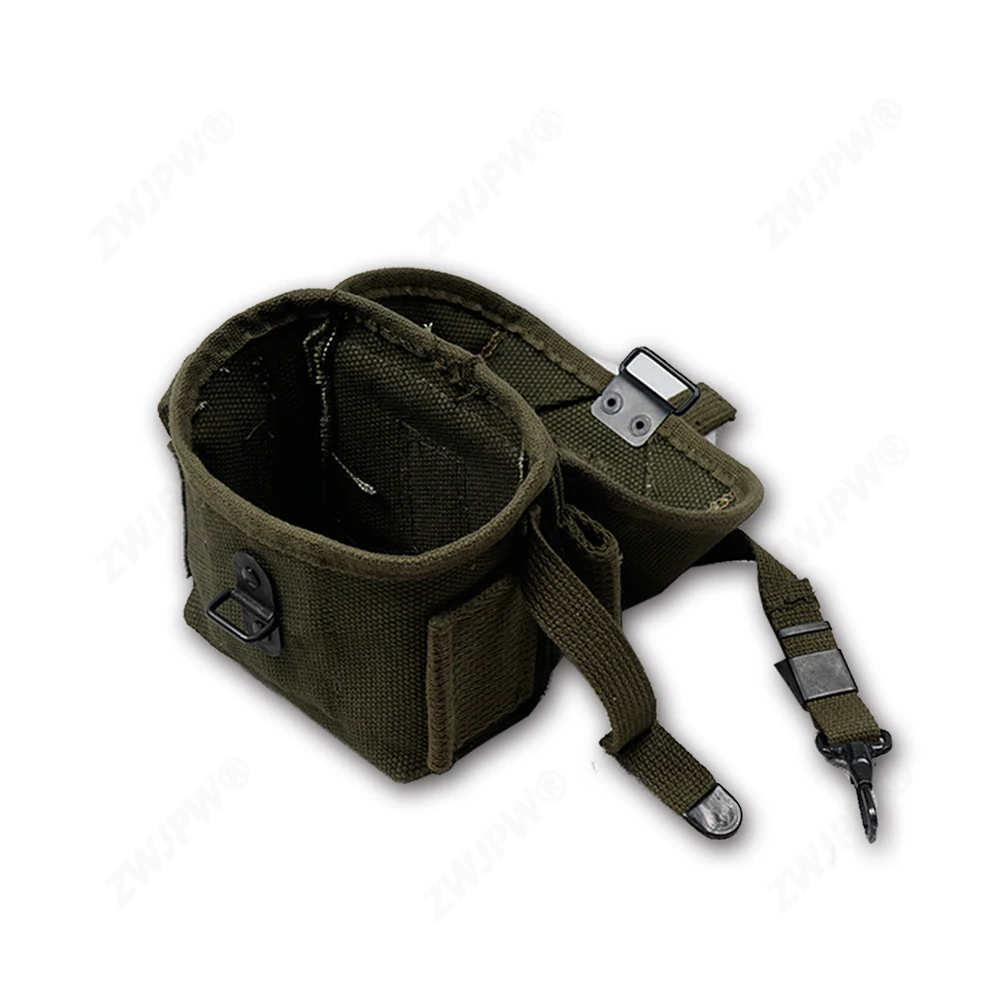 Bolsa M1956 de la Segunda Guerra Mundial, equipo de soldado estadounidense, bolsa de equipo de lona de soldado americano, paquete de equipo táctico, soldado de EE. UU. WW2