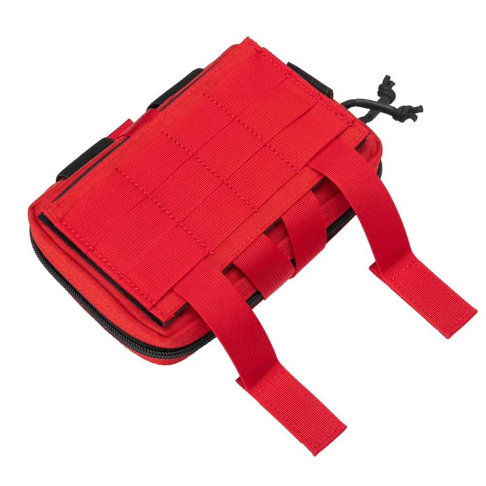 Bolsa táctica para botiquín de primeros auxilios, bolsa Molle EDC, herramienta portátil para exteriores, riñonera, chaleco de caza multifunción, cinta mágica - imagen 3