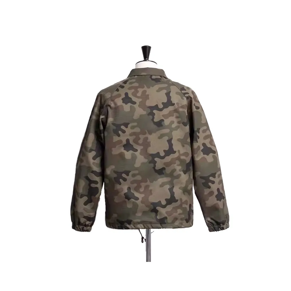 Chaqueta de camuflaje vintage para hombre, chaqueta retro antiinfrarrojos con ribete de camuflaje para entrenamiento deportivo informal - imagen 3
