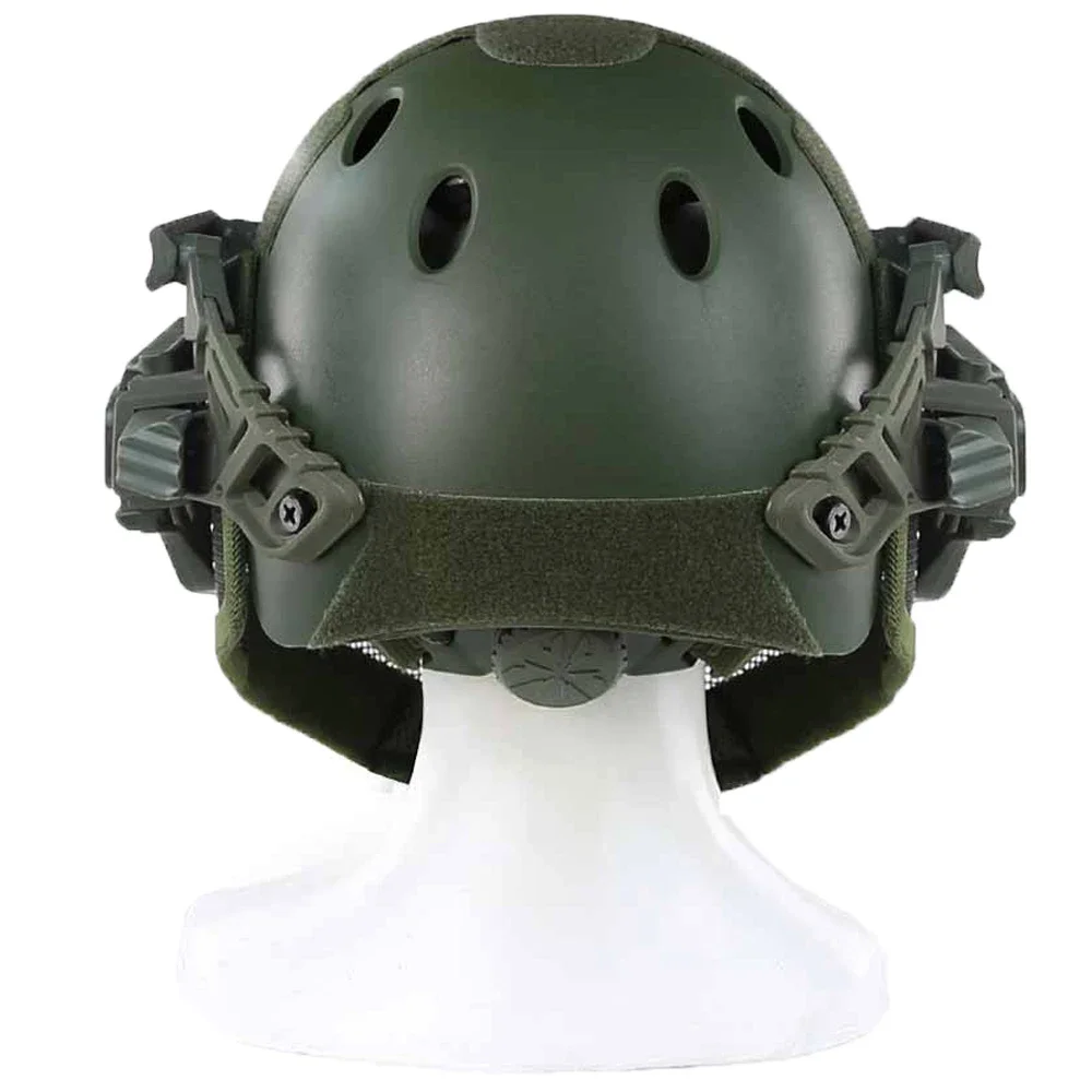Casco táctico airsoft con máscara facial de malla de acero - imagen 4