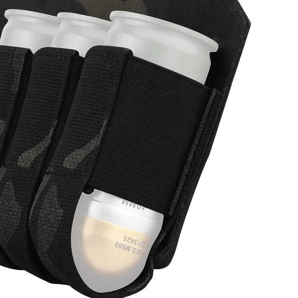 Bolsa secundaria de Granada M203, 5 colgar redondos de 40MM, aparejo de pecho, chaleco de combate Micro, portador de placa, bolsa colgante para caza al aire libre Airsoft - imagen 5