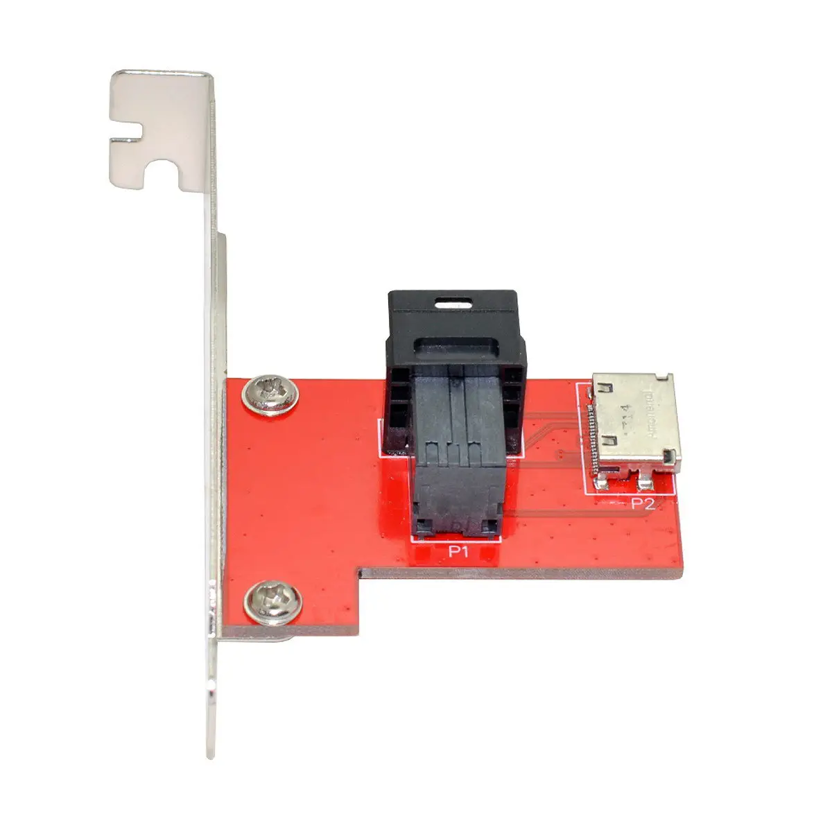 Chenyang pci-express 4,0 Mini SAS HD SFF-8643 a Oculink SFF-8611 PCBA adaptador hembra con soporte - imagen 2