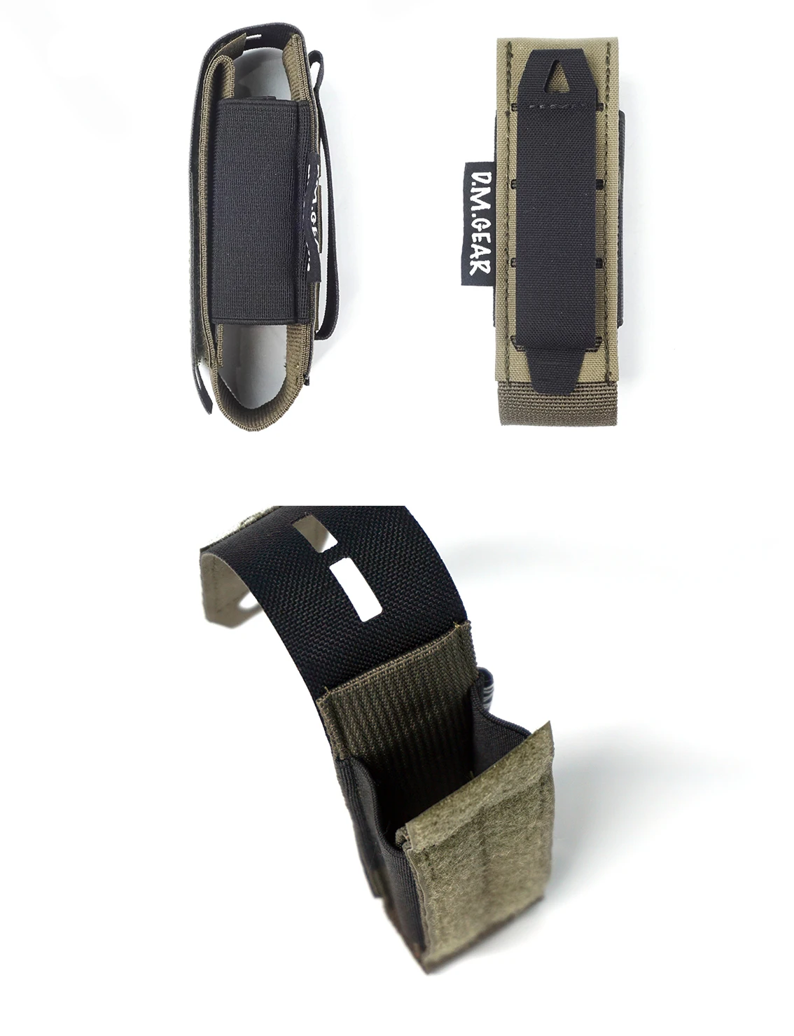 DMGear-ventilador de trompeta para exteriores, bolsa pequeña de almacenamiento multifuncional, modelo Dan smoke Dan, wargame, CS Hunring real - imagen 5