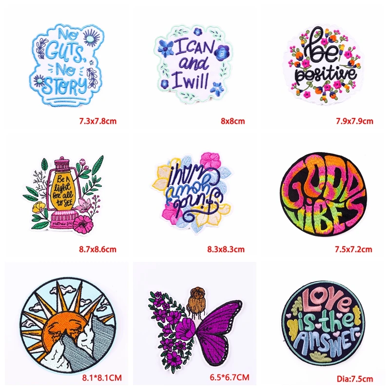 Kindness Magic parche bordado arcoíris termoadhesivo para planchar - imagen 5
