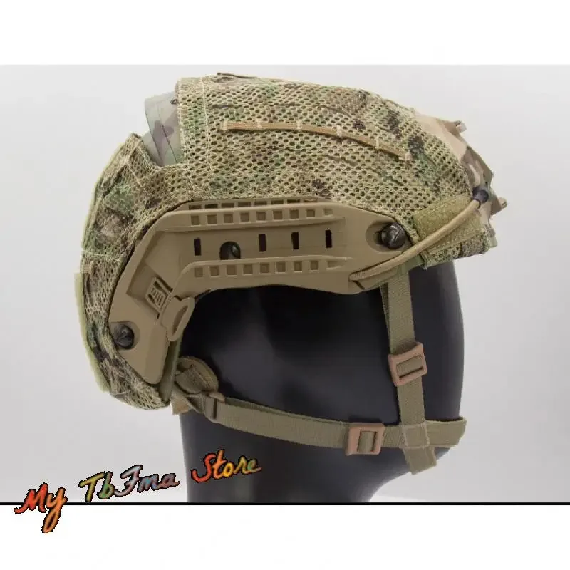FMA casco táctico Airframe cubierta de camuflaje piel AF/CP casco tela de malla - imagen 5