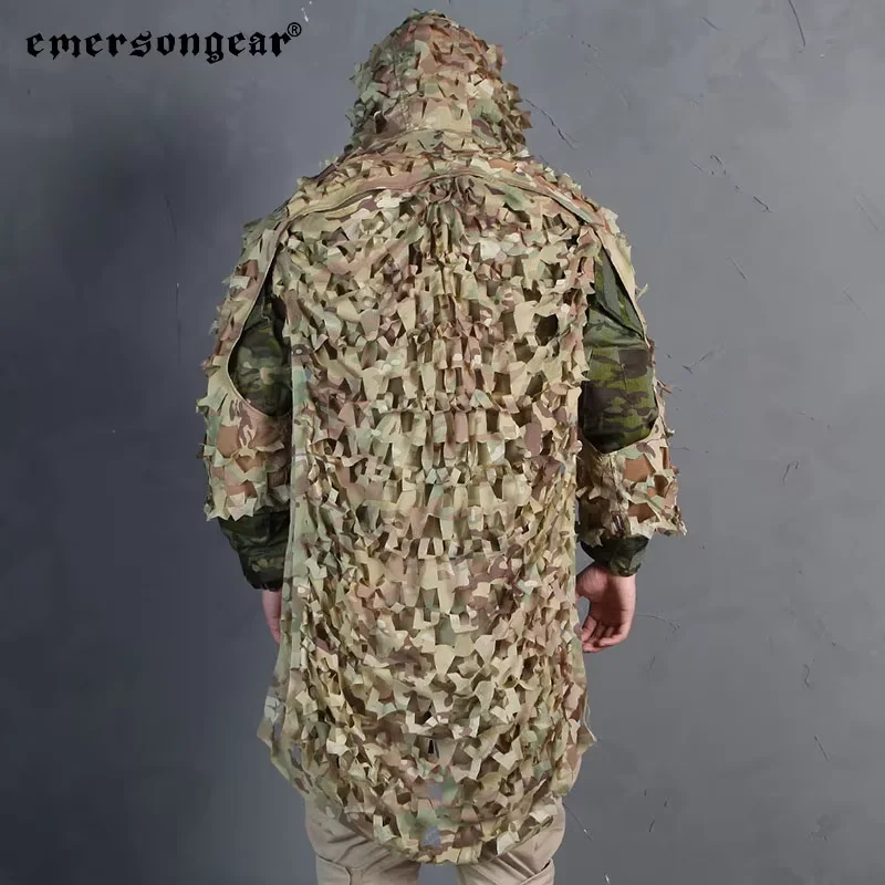 Emersongear-traje Ghillie de asalto ligero, traje Ghillie de camuflaje, ropa de caza secreta, traje de francotirador, ropa de camuflaje EM6975 - imagen 4