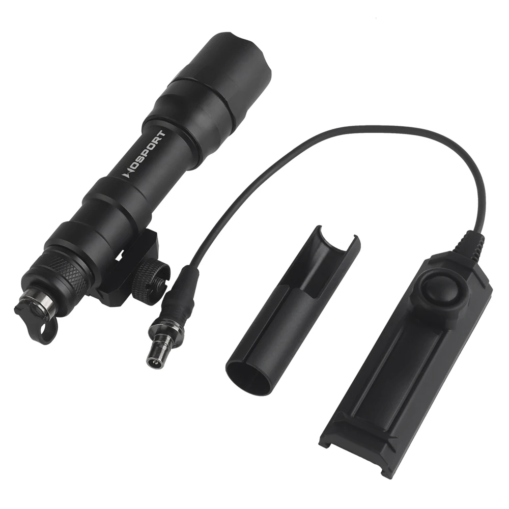Surefir-linterna de alta potencia M600 Style1300 lúmenes con interruptor de presión remoto controlado por cable para iluminación Airsoft de Rifle AR15 - imagen 2