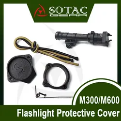 SOTAC funda linterna arma M300 M600 nailon táctico