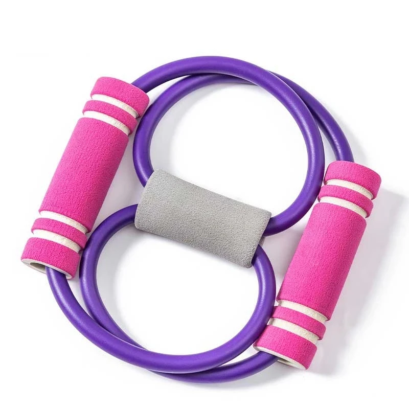 Expansor de pecho de ocho palabras, dispositivo de belleza para la espalda, cuerda de tracción elástica, equipo de Yoga para Fitness en el hogar, expansor de pecho de dos colores - imagen 3