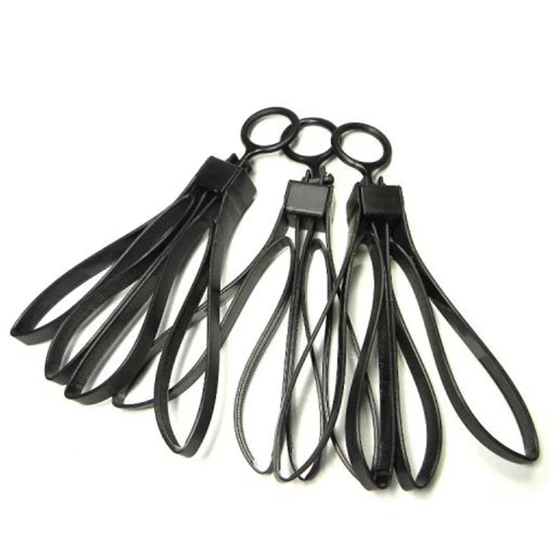 3 uds correa de amarre de Cable de plástico táctico esposas militares agente de batalla de guerra equipo de policía caza corbata desechable Cosplay - imagen 2