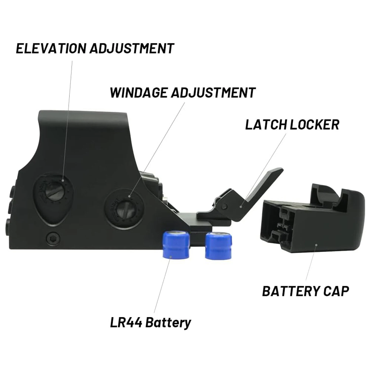 Mira holográfica 551, mira réflex de punto rojo y verde - imagen 2