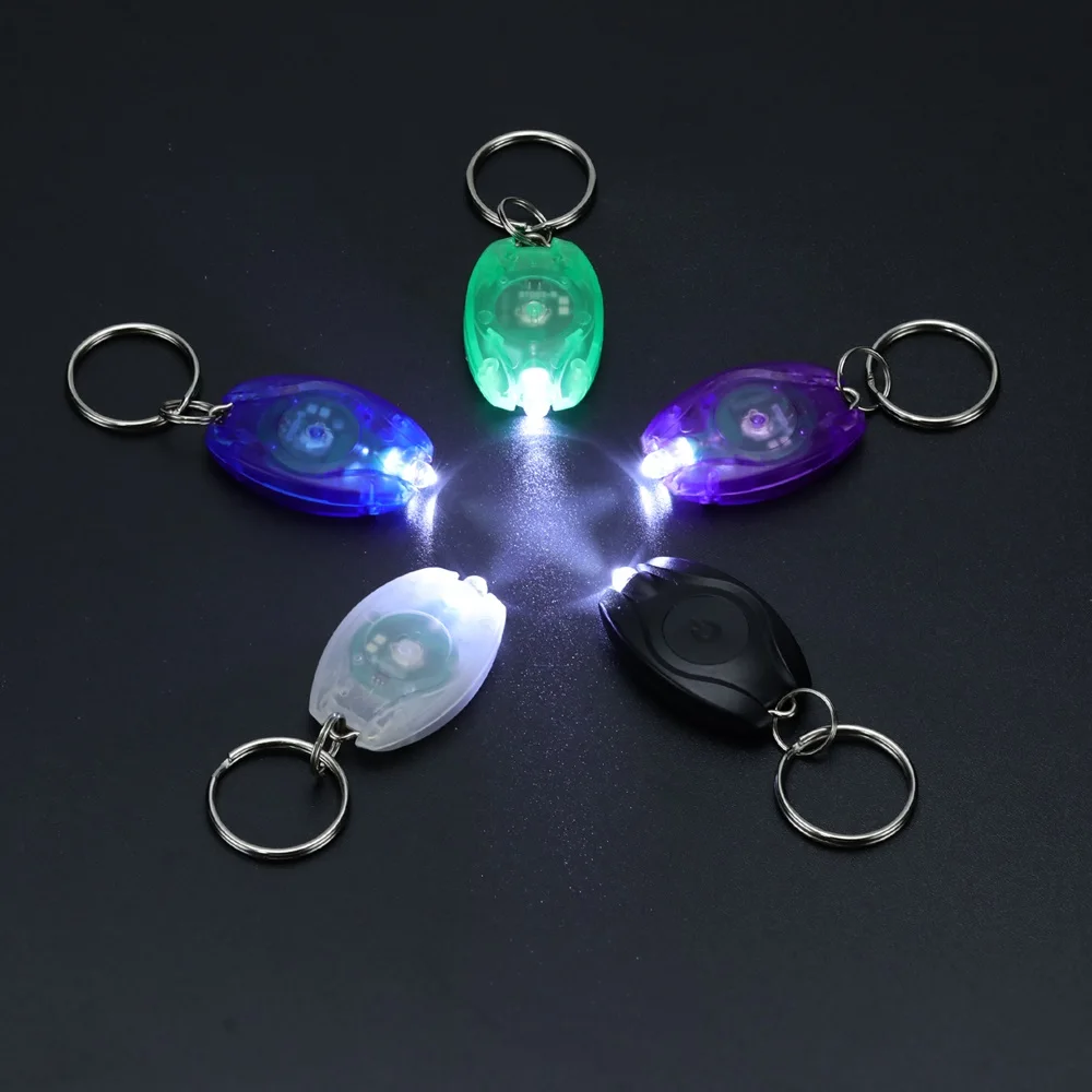 Llavero con luz Led, Mini luz blanca Popular y multicolor, mochila escolar para niños, mochila, escaleras, iluminación de emergencia, lámpara de linterna - imagen 3