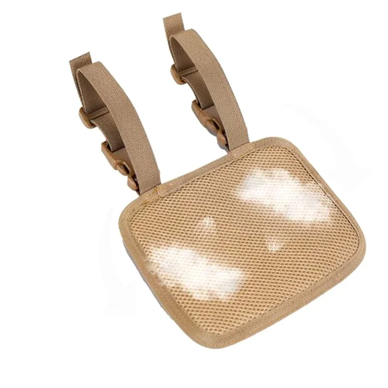 Funda táctica para pistola con plataforma MOLLE, Panel de aparejo de muslo transpirable, bolsa para revista de caza - imagen 4