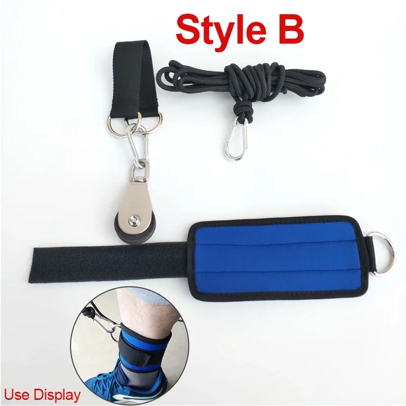 Ensanchador de ligamentos de pierna con polea para piernas de Kung Fu, Taekwondo, entrenamiento de fuerza, máquina dividida, ejercitador de correa de estiramiento