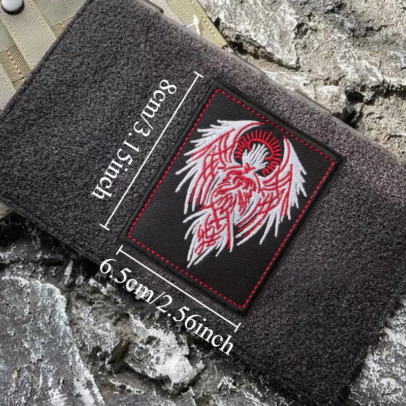 Parche de Ángel, insignia bordada de moral táctica, gancho y bucle, mochila militar, ropa, accesorios decorativos, pegatina, brazalete - imagen 4