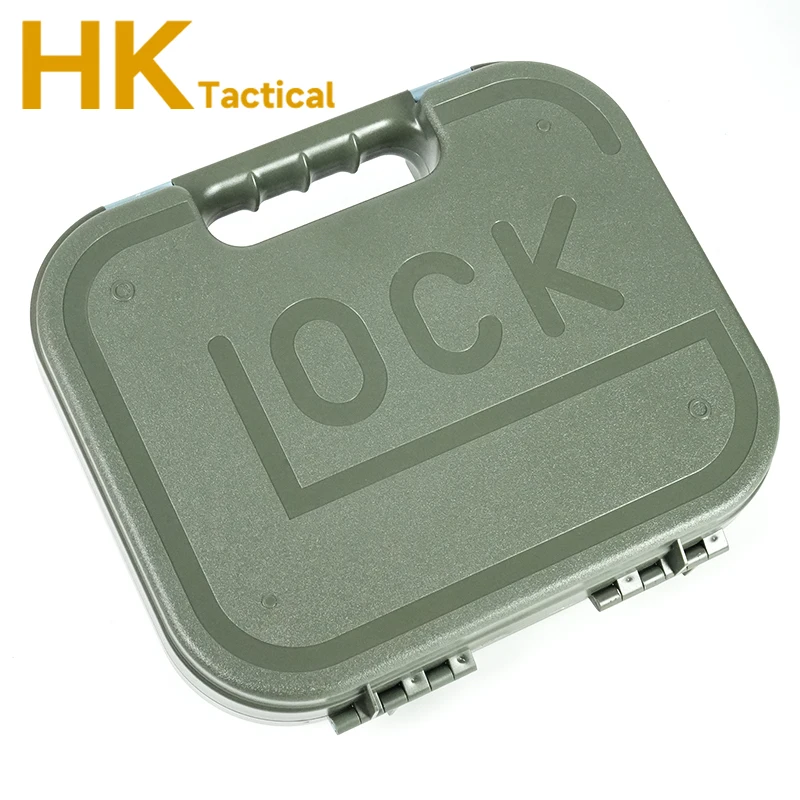 Caja de transporte táctica ABS G17 G18 G19 G43 1911, Maleta de pistola a prueba de golpes, estuche rígido de almacenamiento de seguridad para herramientas de caza - imagen 5