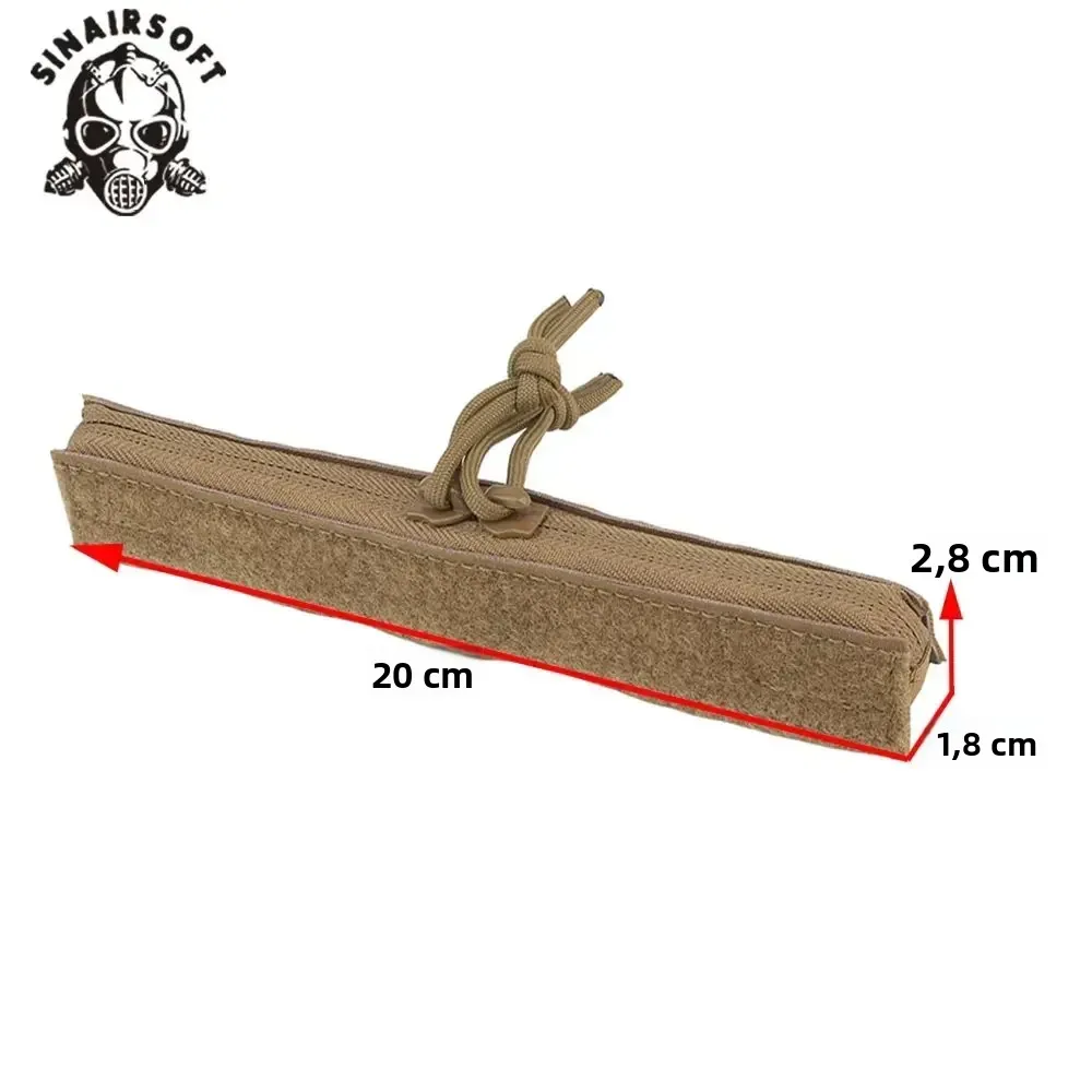 Inserto de bolsillo táctico para administrador con cierre de cremallera con gancho y bucle para chaleco de caza portador de placa MBAV Crye AVS - imagen 4