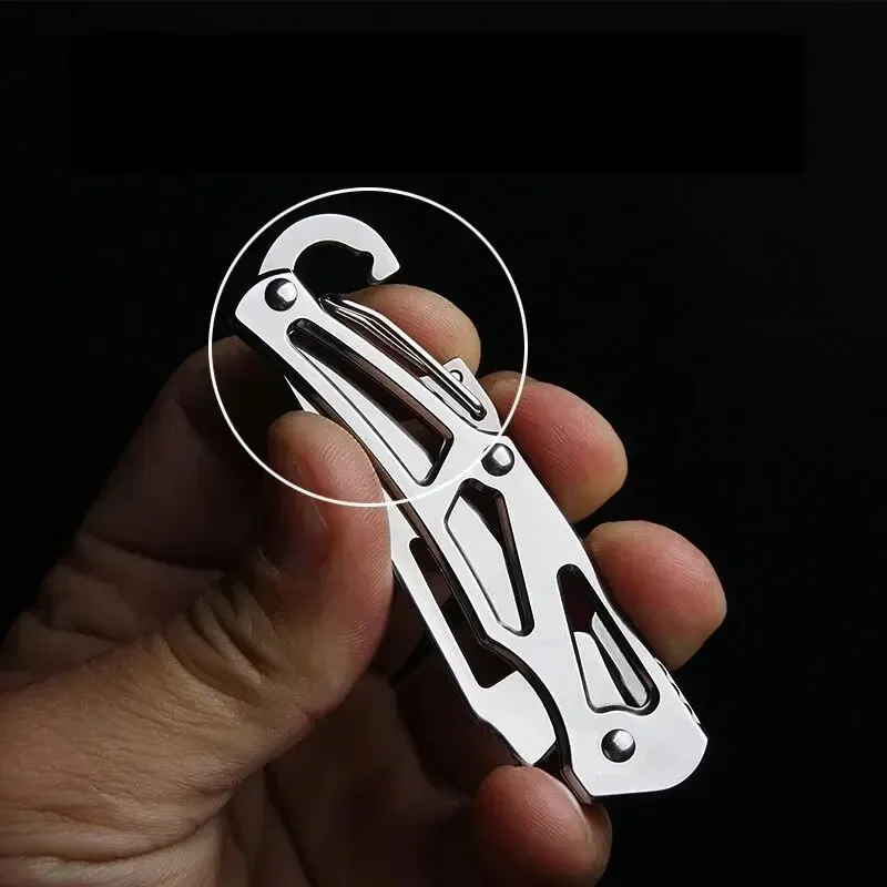 Cuchillo plegable acero inoxidable exteriores mango antideslizante - imagen 3