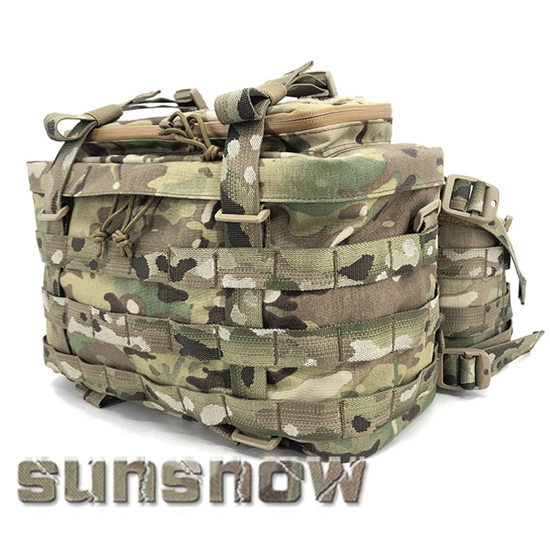 Juego de cinturón ajustable táctico MOLLE con mochila y correas cómodas - imagen 4