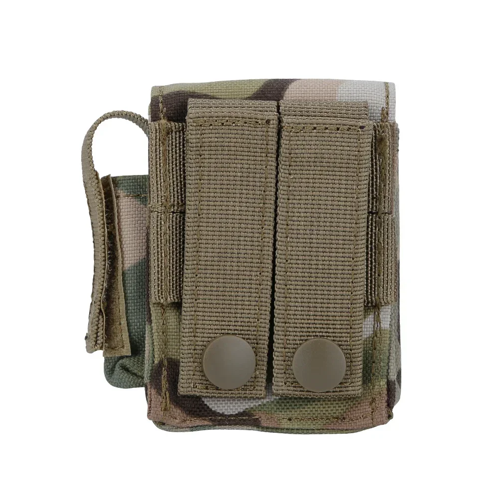 Bolsa táctica para almacenamiento de cigarrillos, bolsa Molle compacta EDC, encendedor de batería, ranura para encendedor de teléfono, Mini paquete de cintura para cigarros, accesorio de gancho - imagen 4